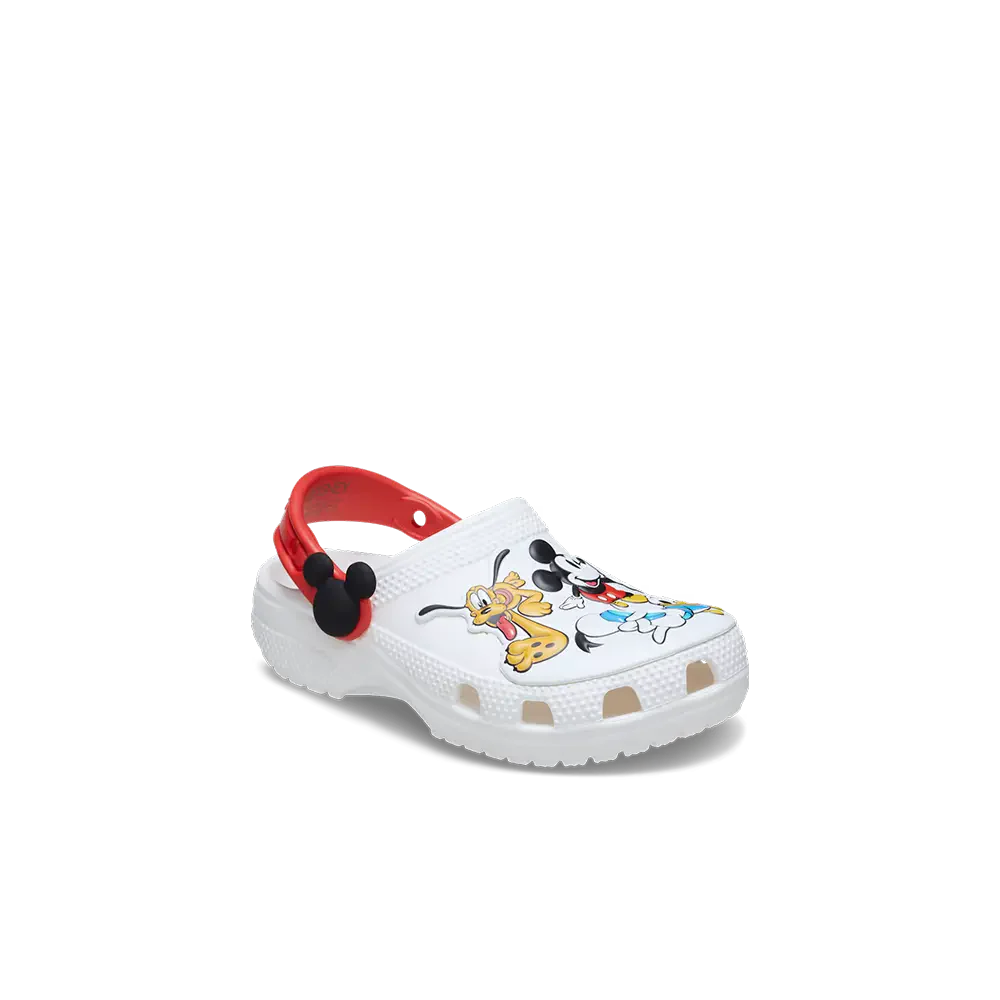 Toddler Mickey and Friends Classic Clog 'White Red' - Image 2
