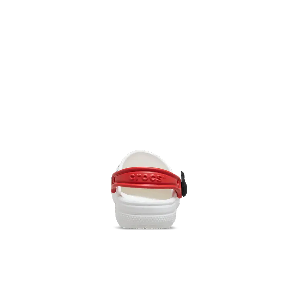 Toddler Mickey and Friends Classic Clog 'White Red' - Image 3