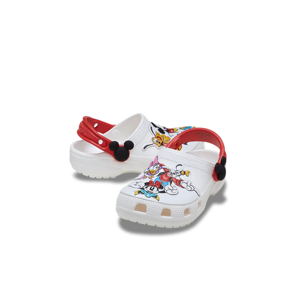 Toddler Mickey and Friends Classic Clog 'White Red' - Image 6