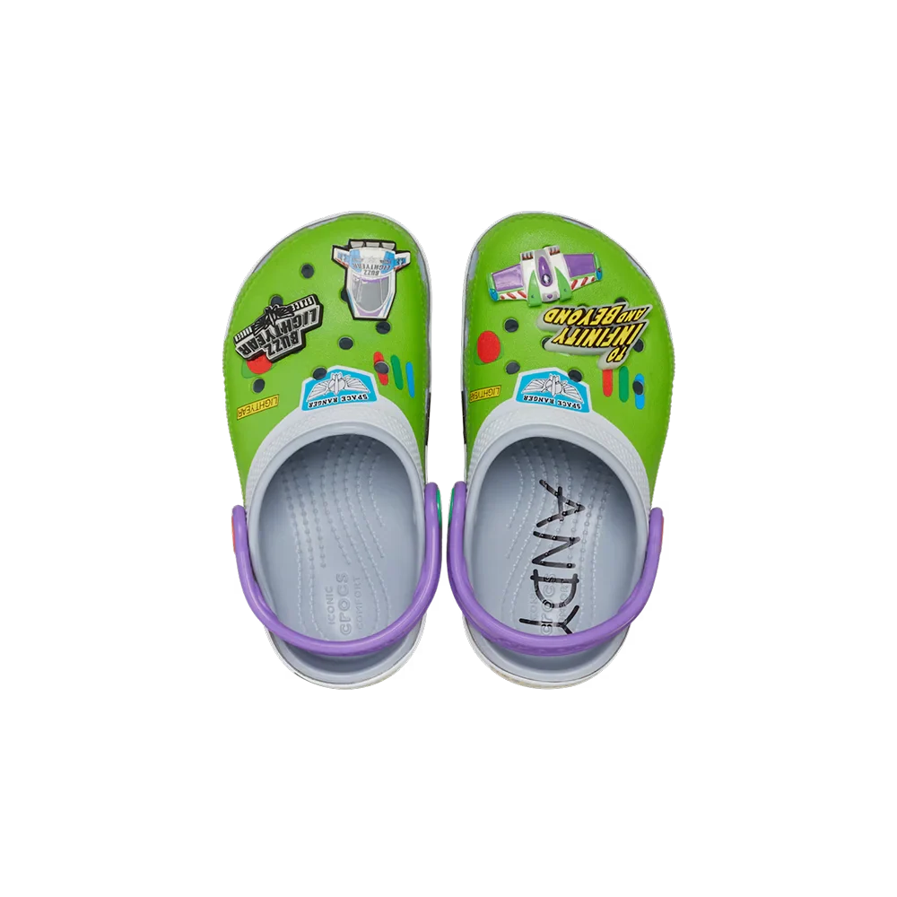 Toddlers Disney Pixar's Toy Story Buzz Classic Clog 'Blue Grey' - Image 4