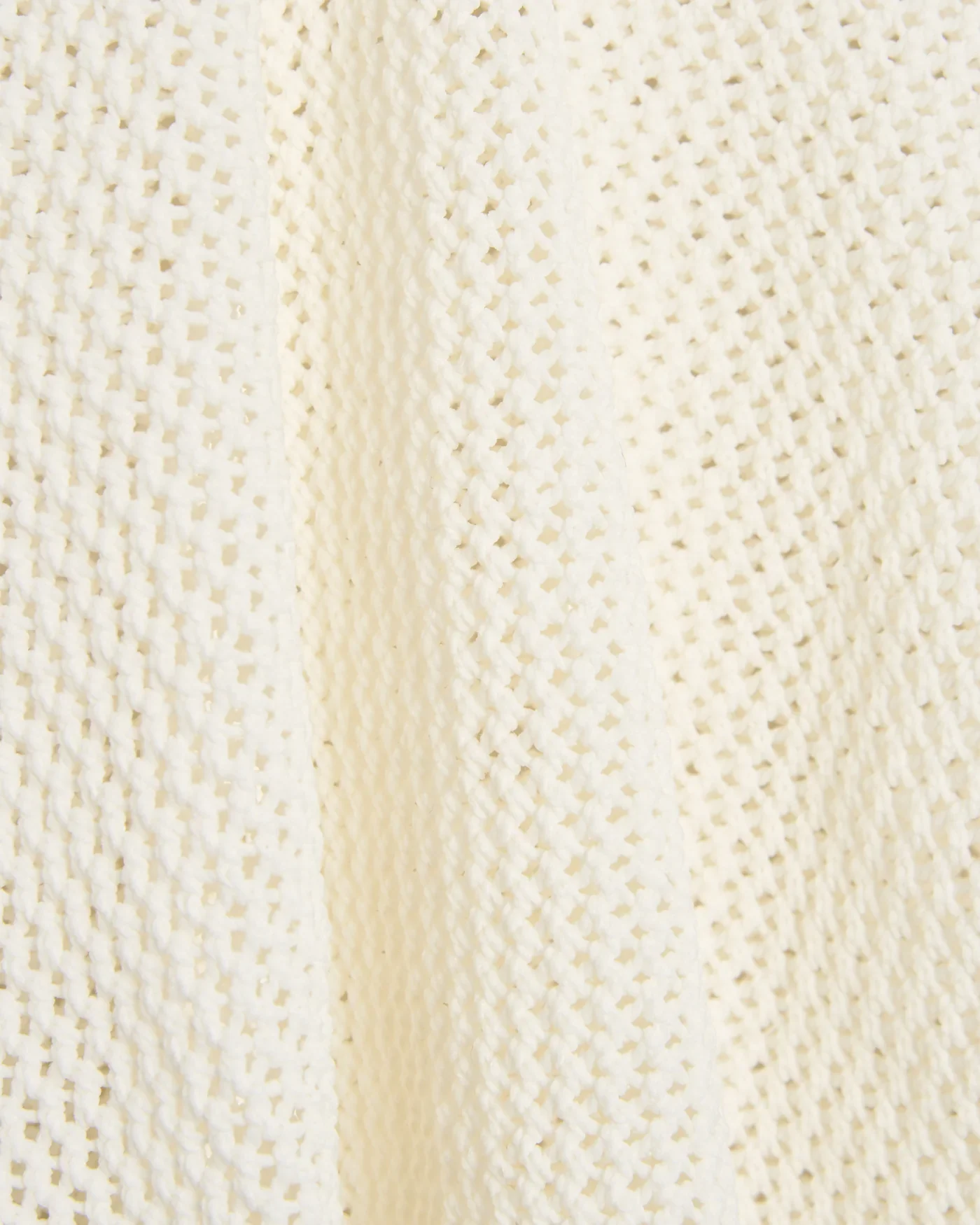 W Knitted Crochet Cali Tee 'Off White' - Image 5