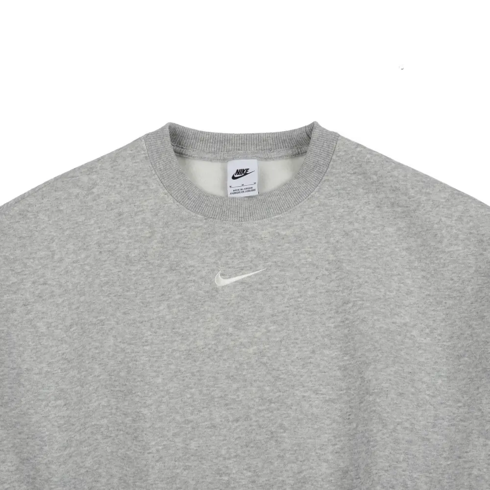 W NSW Phoenix Fleece Over-Oversized Crew-Neck Sweatshirt 'Pure Platinum' - Image 3