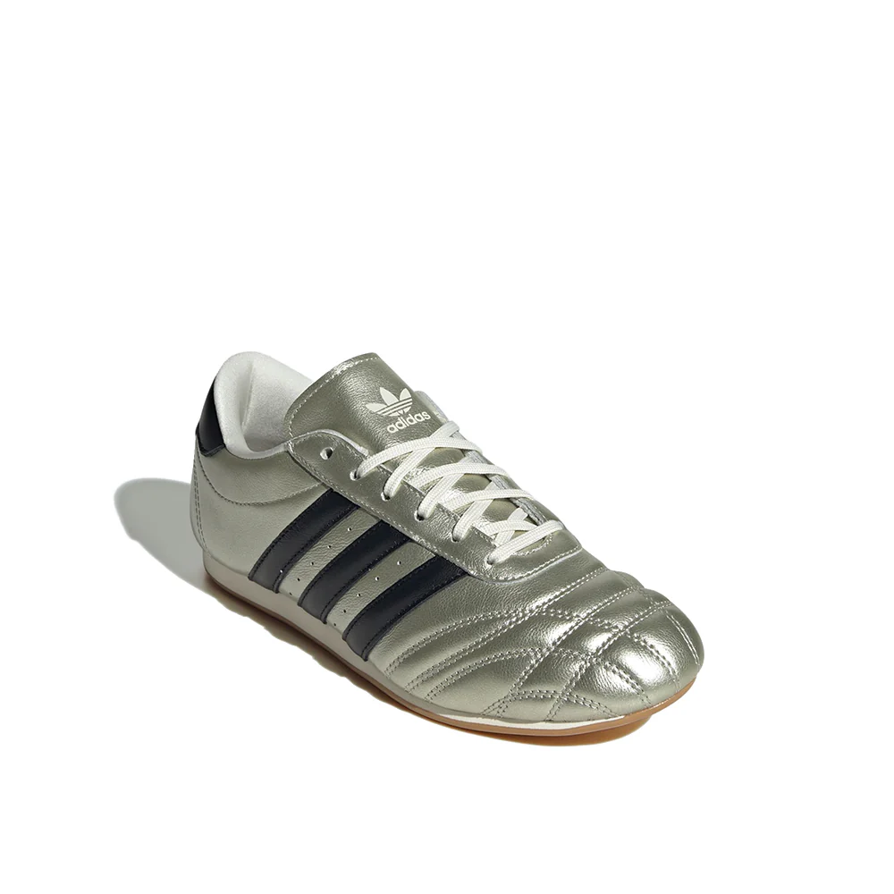 W Taekwondo Lace 'Silver Metallic Core Black' - Image 2