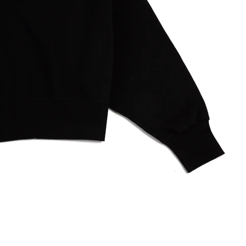 W NSW Phoenix Fleece Over-Oversized Crewneck Sweatshirt 'Black' - Image 3